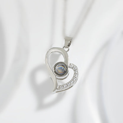 Korean Style Love Geometry Clavicle Chain Necklace Hausofjb