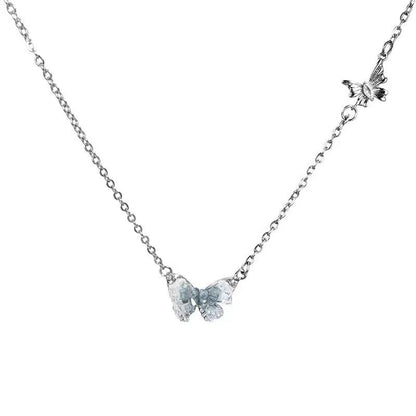 Womens Pearl Butterfly Bow Tassel Necklace For Summer Affordable Luxury Hausofjb