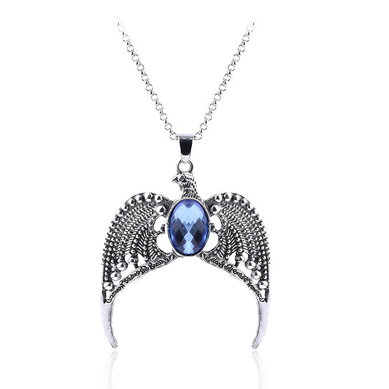 British Retro Owl Necklace Alloy Cartoon Pharmacy Bottle Death Holy Device Hausofjb