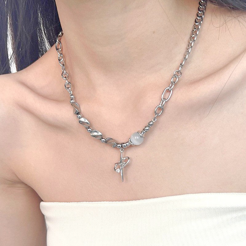 Element Female High Shine Luxury Temperament Necklace Hausofjb