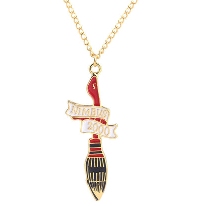 British Retro Owl Necklace Alloy Cartoon Pharmacy Bottle Death Holy Device Hausofjb