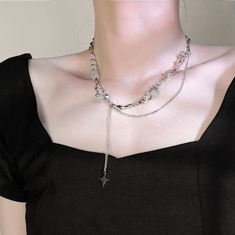 Element Female High Shine Luxury Temperament Necklace Hausofjb