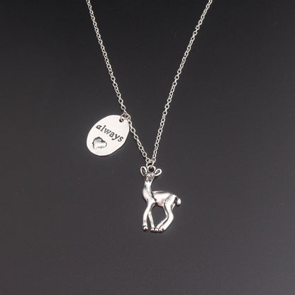 British Retro Owl Necklace Alloy Cartoon Pharmacy Bottle Death Holy Device Hausofjb