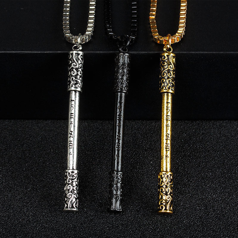 Golden Alloy Necklace Irregular Design European American Style Hausofjb