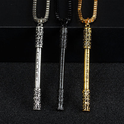Golden Alloy Necklace Irregular Design European American Style Hausofjb