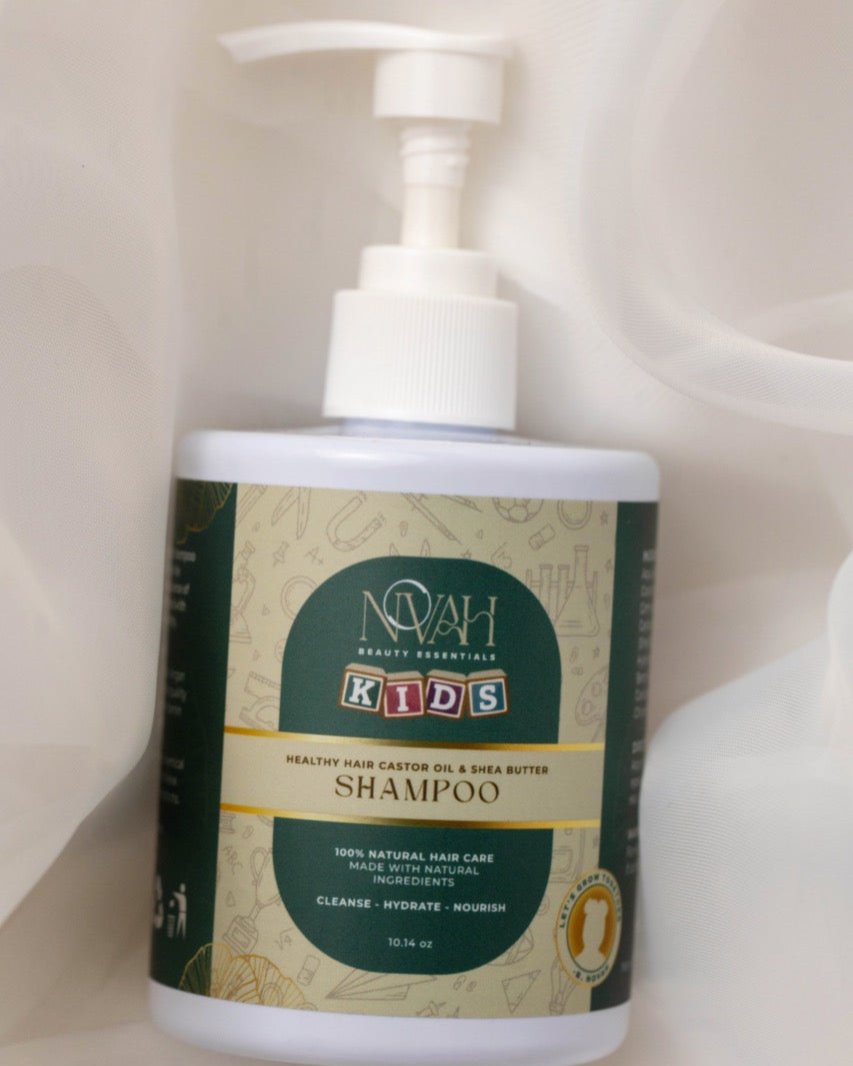 Healthy Hair Castor Oil And Shea Butter Shampoo For Moisture Balance Novah Beauty Essentials