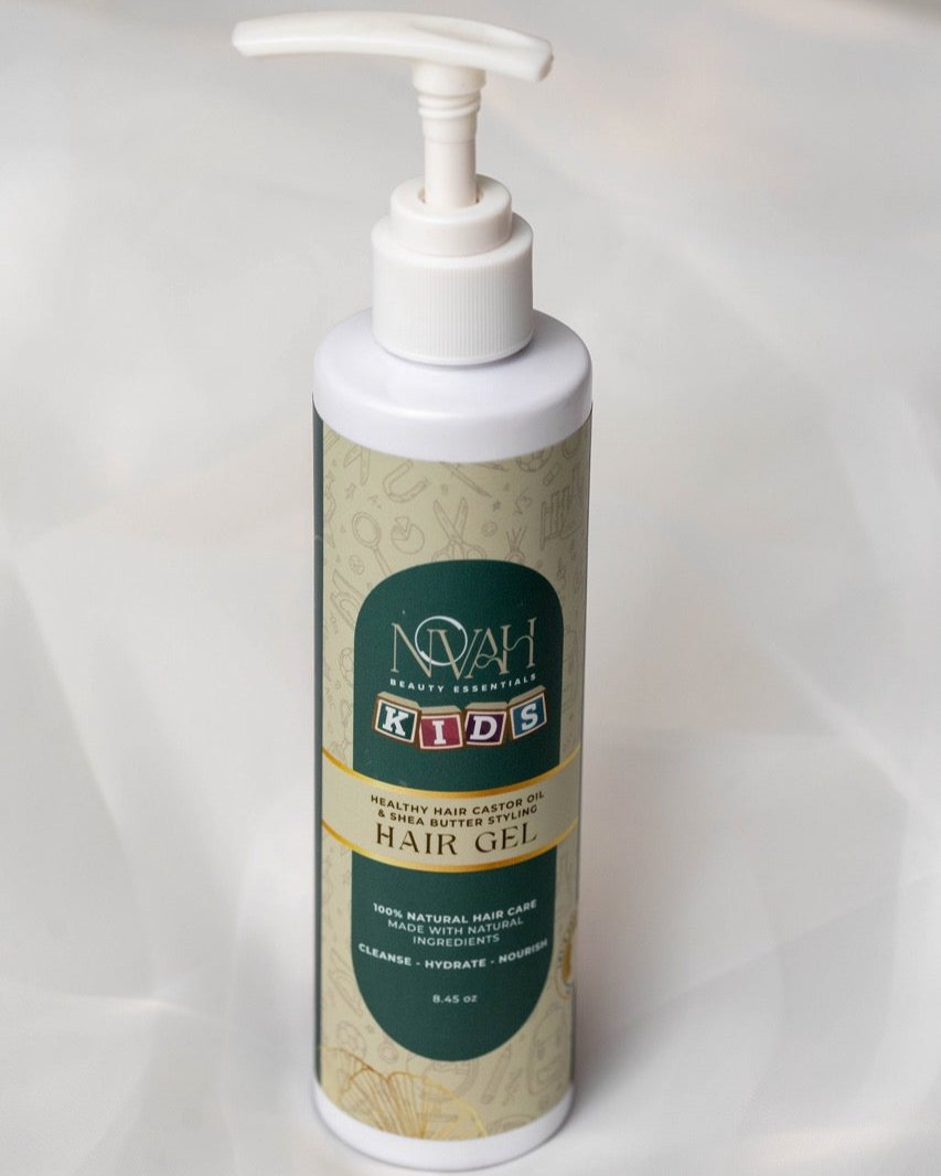 Healthy Hair Castor Oil And Shea Butter Styling Gel For Curls And Frizz Control Novah Beauty Essentials