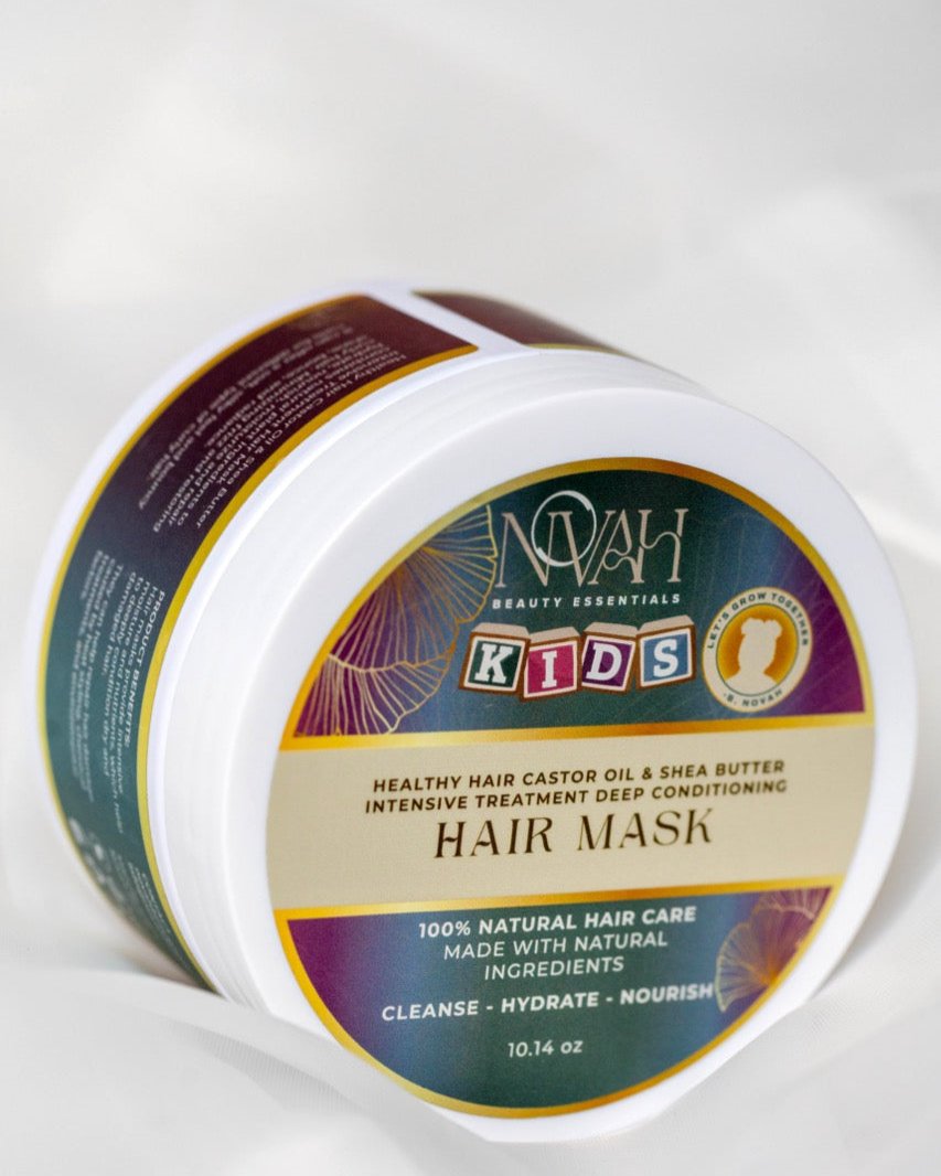Healthy Hair Castor Oil And Shea Butter Deep Conditioning Hair Mask Novah Beauty Essentials
