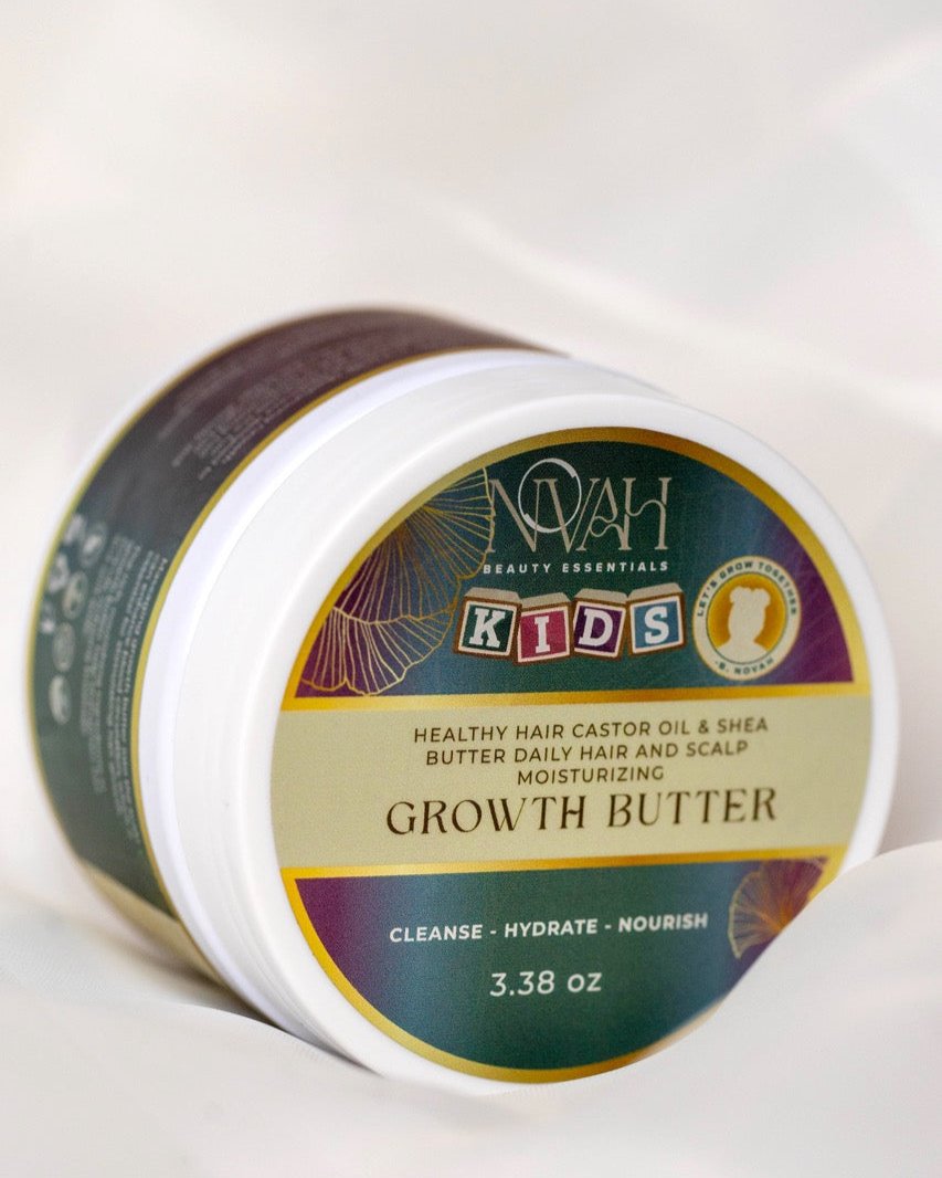 Daily Hair Growth Butter With Castor Oil And Shea Butter For Scalp Moisturizing Novah Beauty Essentials