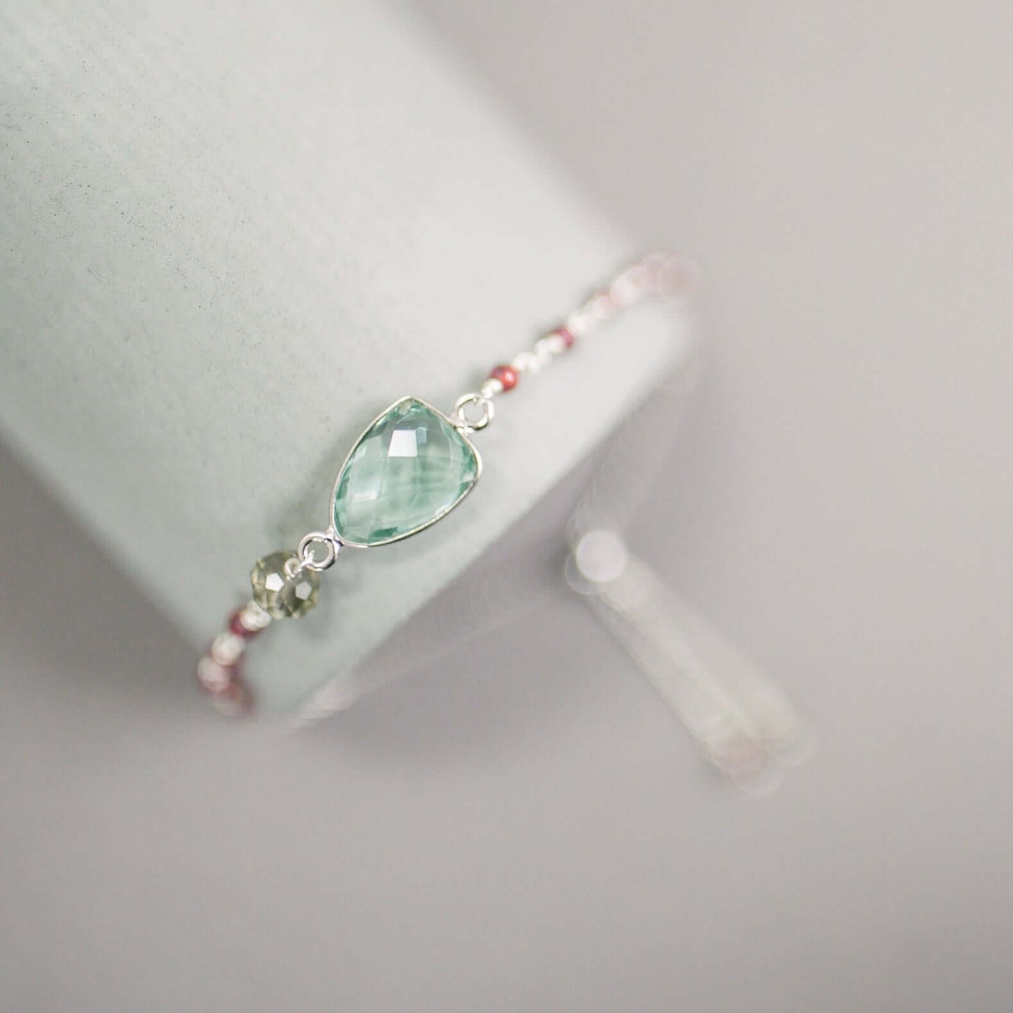 London Blue Quartz Silver Isla Bracelet