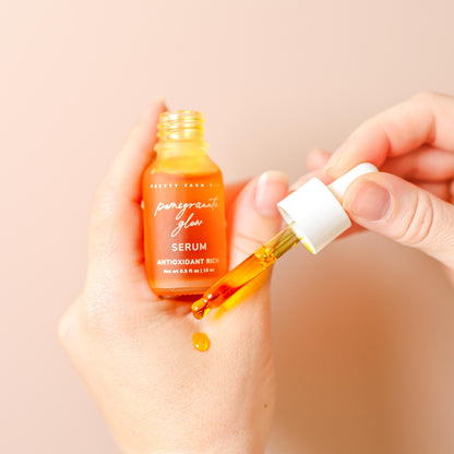 Pomegranate Glow Natural Skin Protecting Serum Pretty farm girl