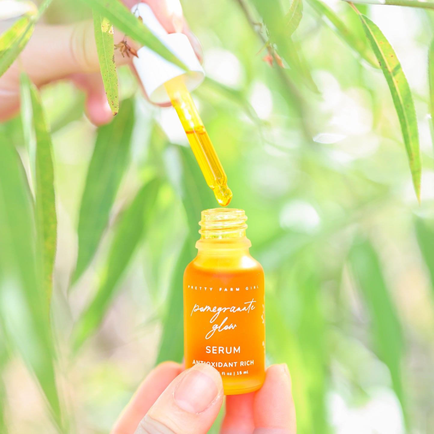 Pomegranate Glow Natural Skin Protecting Serum Pretty farm girl