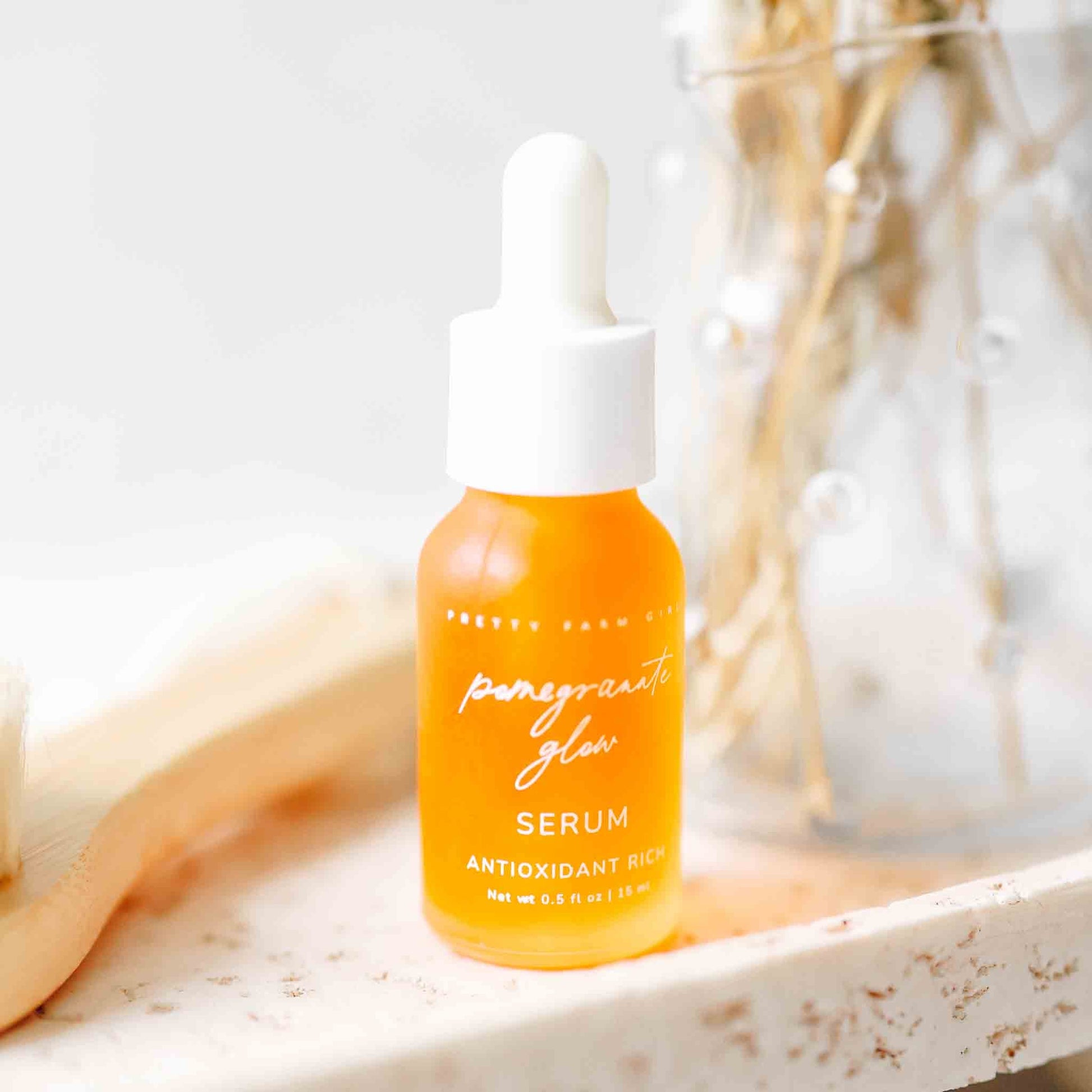 Pomegranate Glow Natural Skin Protecting Serum Pretty farm girl