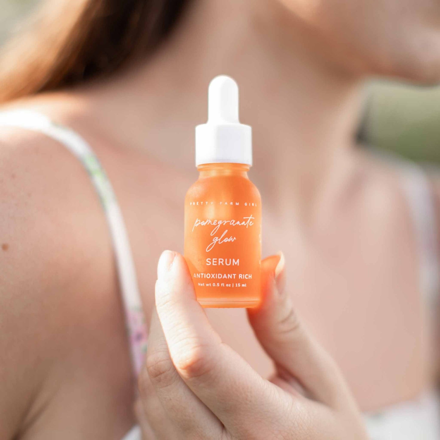 Pomegranate Glow Natural Skin Protecting Serum Pretty farm girl
