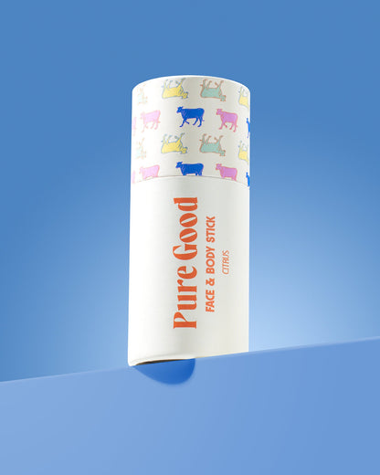 Face & Body Tallow Stick - Hydration and vitamin C for your skin. Pure Good LLC