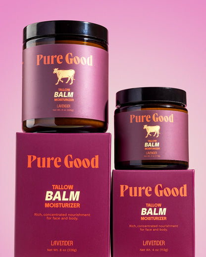 Lavender Tallow Balm - Calming & Restoring Pure Good LLC