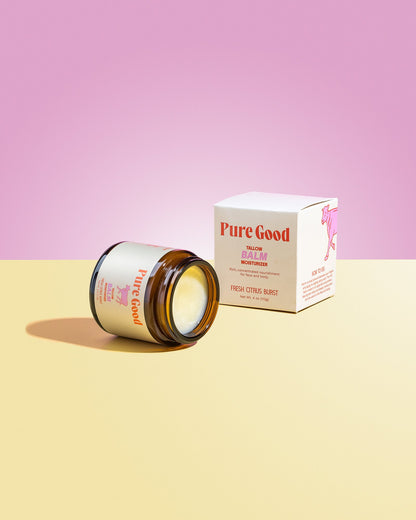 Fresh Citrus Burst Tallow Balm - Hydration and Vitamin C Pure Good LLC