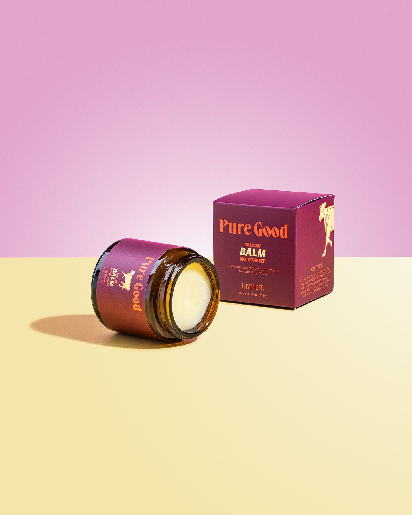 Lavender Tallow Balm - Calming & Restoring Pure Good LLC