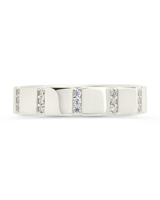 Sterling Silver Bradley CZ Ring