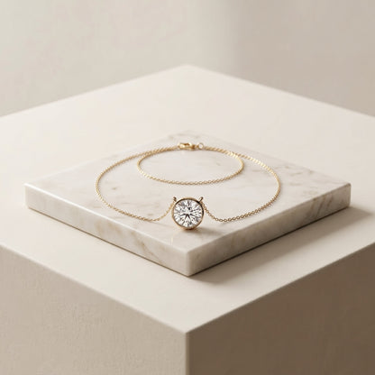 5 Carat Lab Grown Diamond Bridal Necklace with IGI Certificate