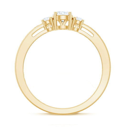 Certified Lab Created Diamond Promise Commitment Ring For Her