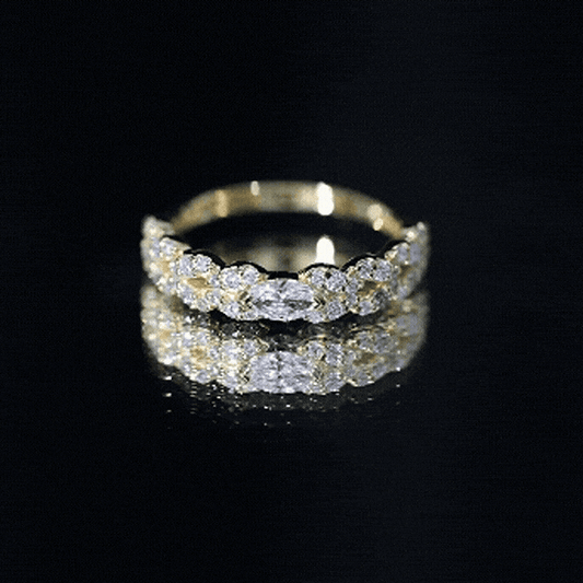 Lab Grown Diamond East West Eternity Ring For Her