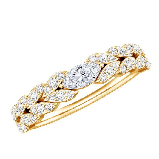 Lab Grown Diamond East West Eternity Ring For Her