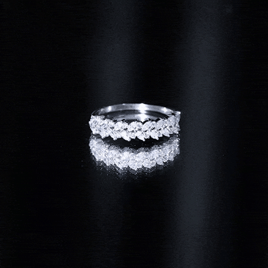 Certified Lab Grown Diamond Marquise Wedding Band
