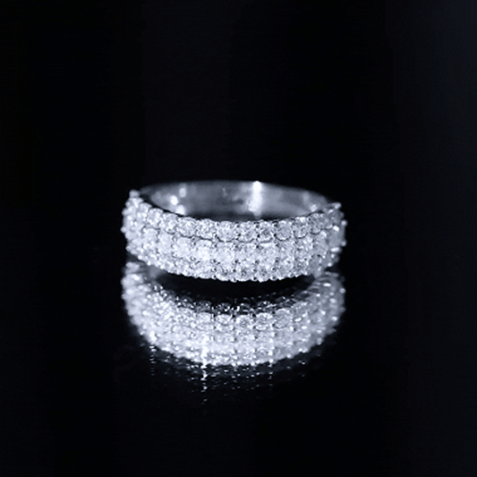 Half Eternity Lab Grown Diamond Wedding Band