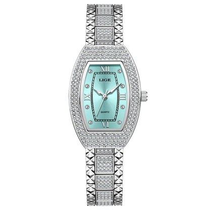 Women's Diamond Crystal Stainless Steel Dress Watch