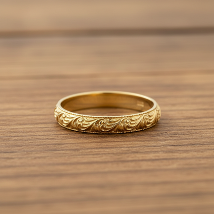 14k gold filled SWIRL BAND RING