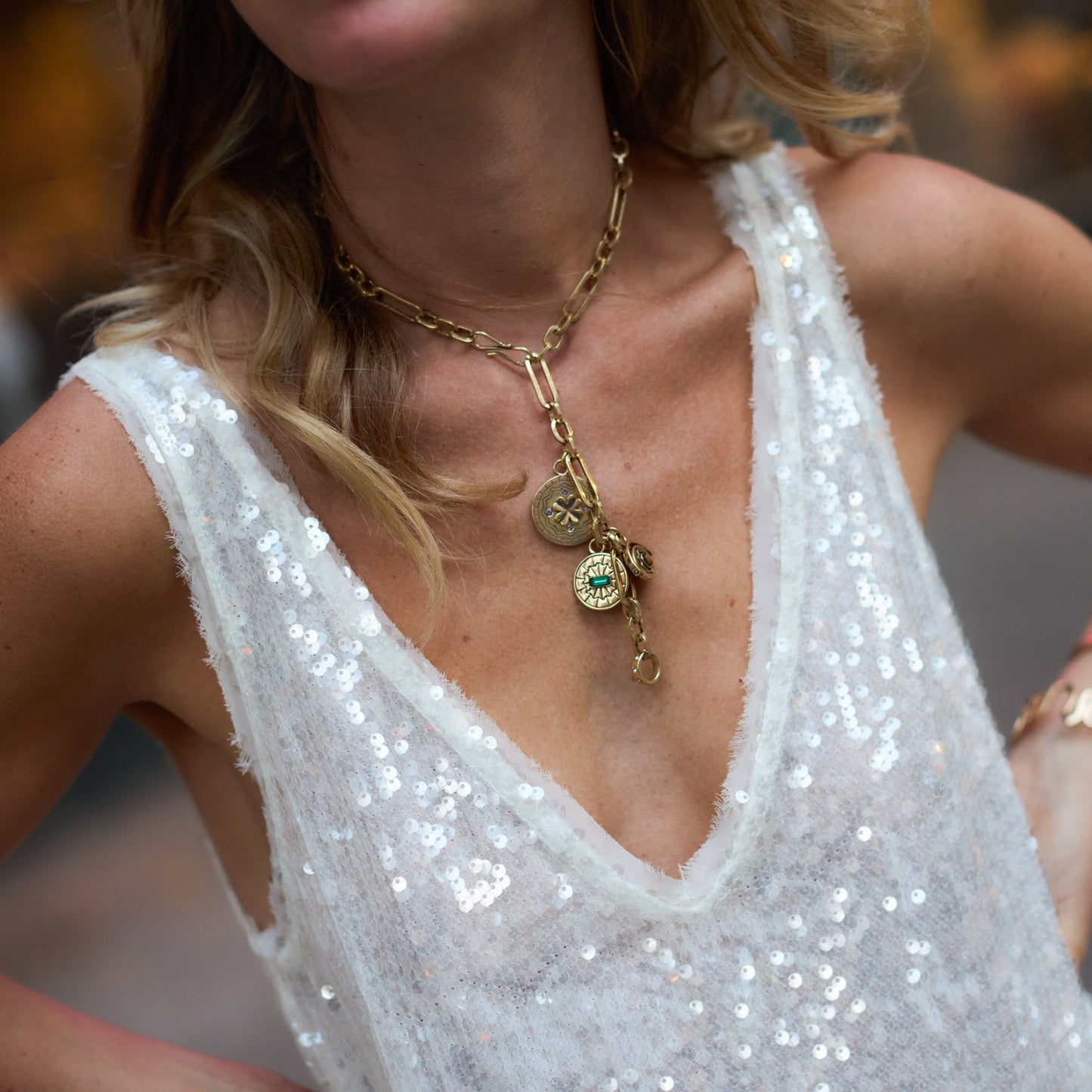 Chrystie Charm Necklace