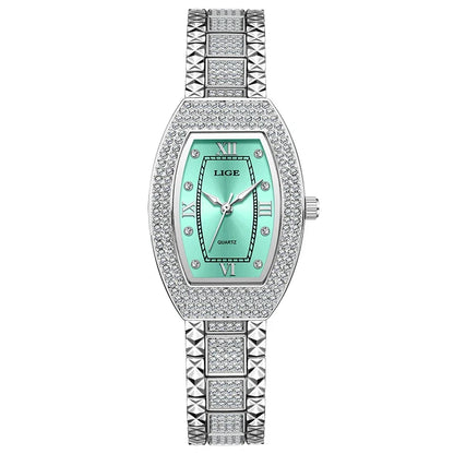 Women's Diamond Crystal Stainless Steel Dress Watch