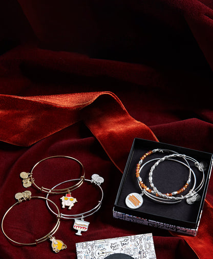 FRIENDS™ Holiday Armadillo Charm Bangle ALEX AND ANI