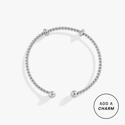 French Rope Charm Bracelet Cuff ALEX AND ANI