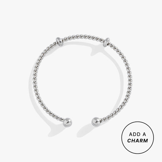 French Rope Charm Bracelet Cuff ALEX AND ANI
