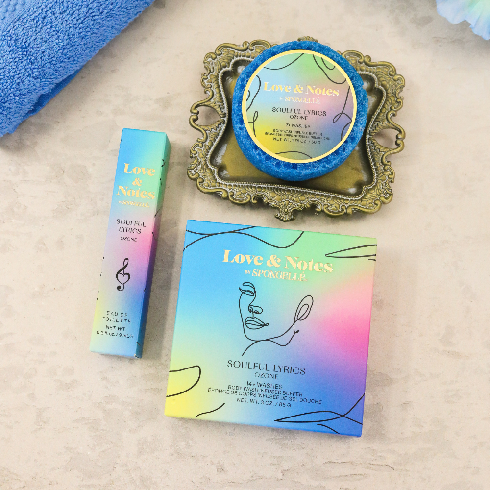 Soulful Lyrics Love & Notes Trio Set Spongellé
