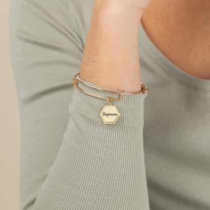 Stepmom 'You're In My Heart Forever' Charm Bangle ALEX AND ANI