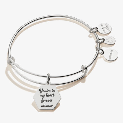 Stepmom 'You're In My Heart Forever' Charm Bangle ALEX AND ANI