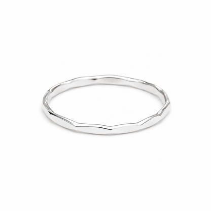 Hammered Stacking Ring