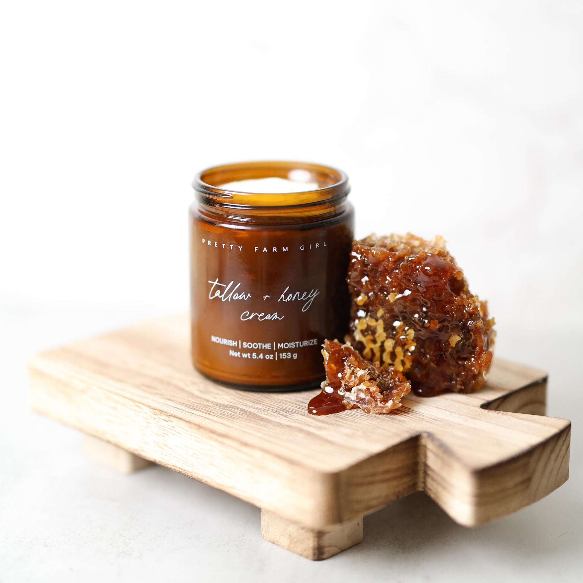 Fragrance Free Tallow + Honey Cream for Sensitive Skin Pretty farm girl