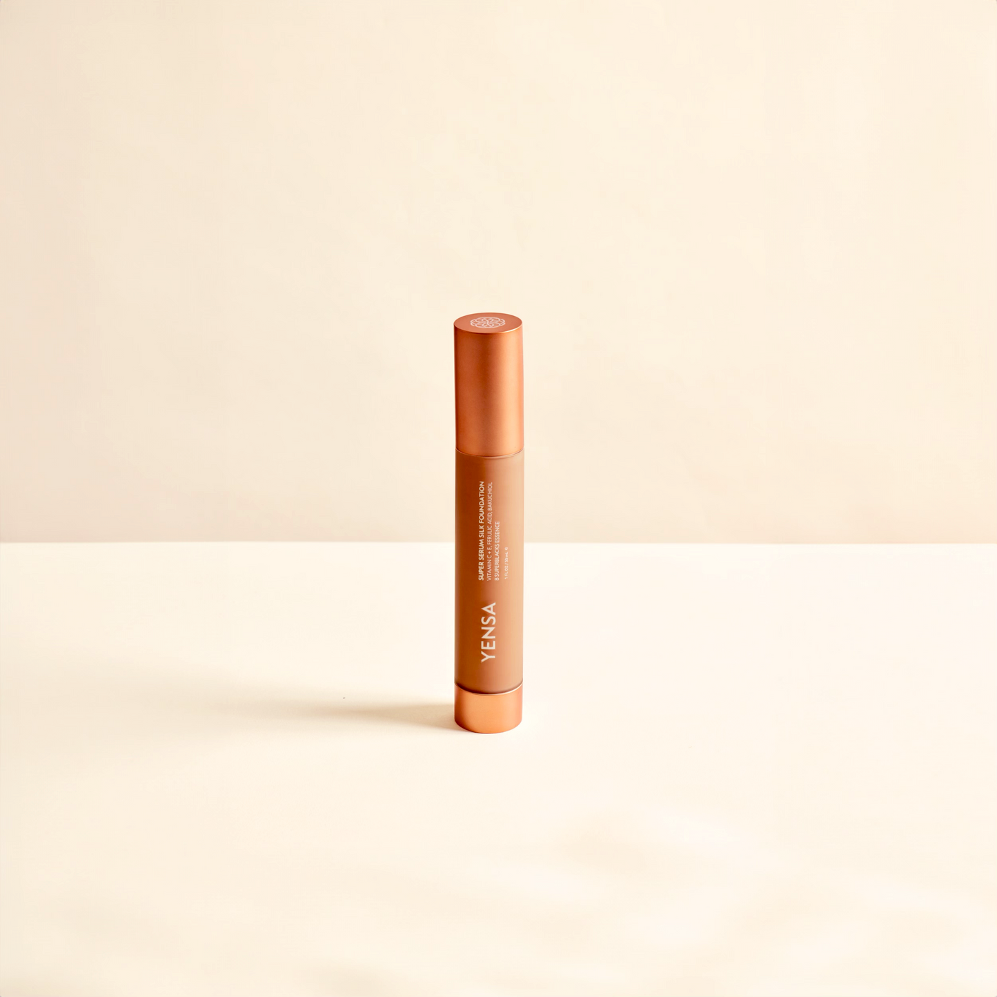 Super Serum Silk Natural Glow Hydrating Peptide Foundation For Radiant Skin YENSA