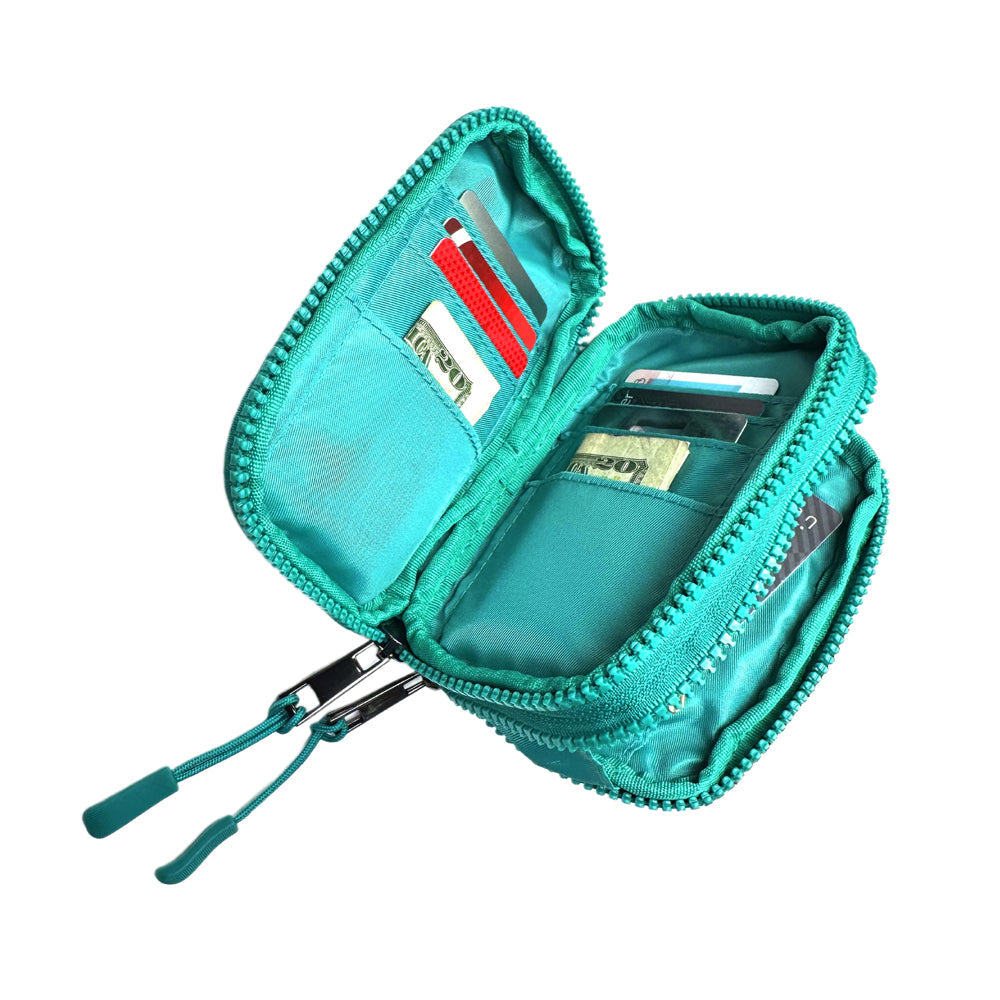 Active Recycled RFID Double Pouch SaveTheGirls