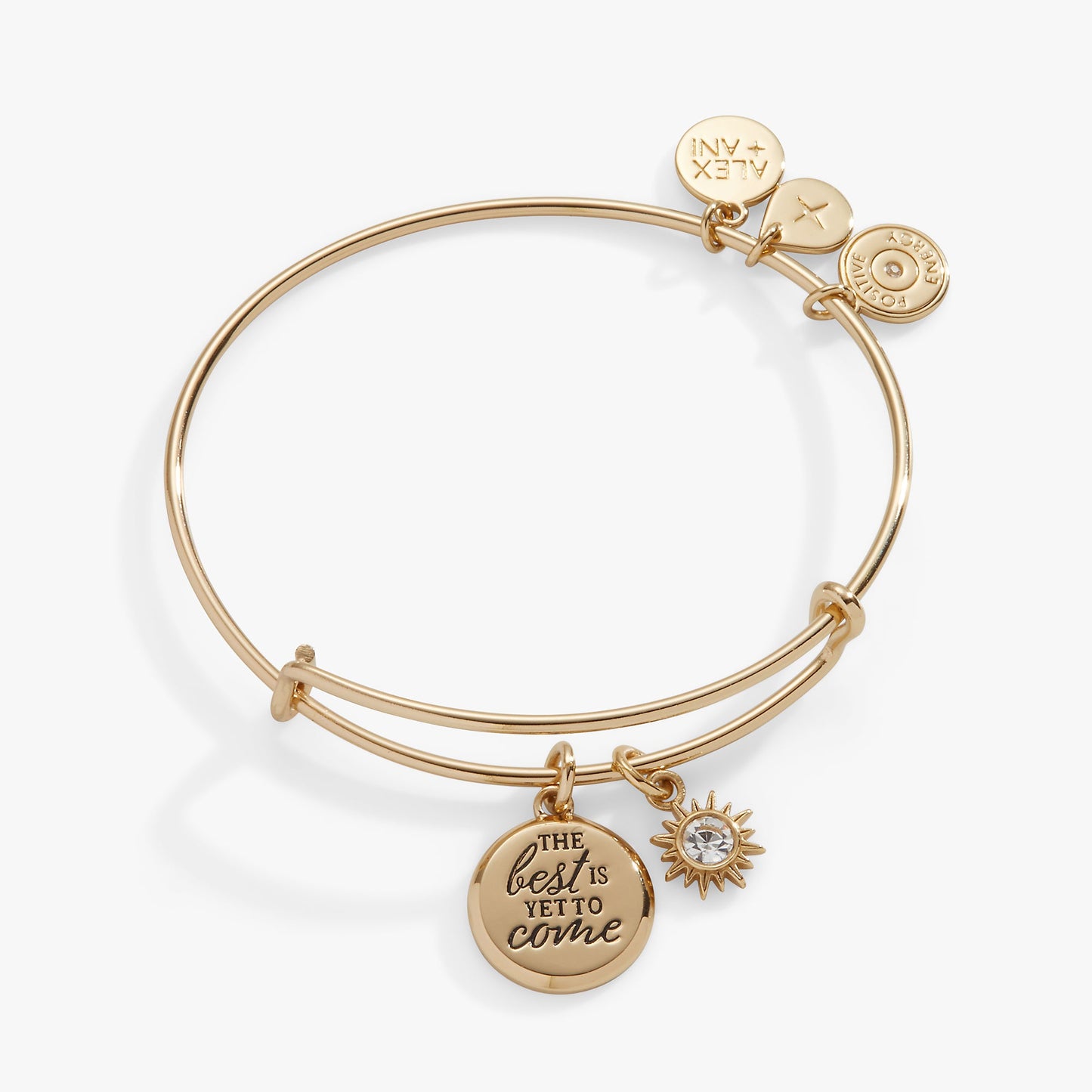 'The Best Is Yet To Come' Duo Charm Bangle ALEX AND ANI