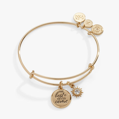 'The Best Is Yet To Come' Duo Charm Bangle ALEX AND ANI