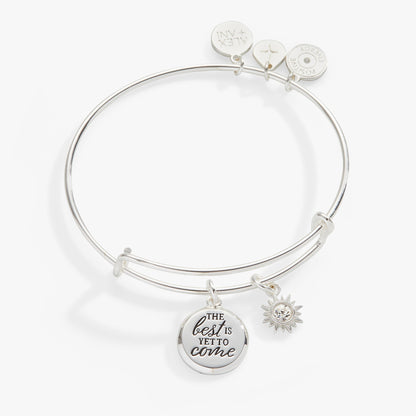 'The Best Is Yet To Come' Duo Charm Bangle ALEX AND ANI