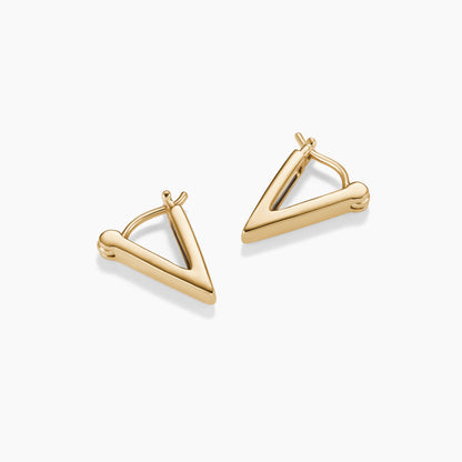 THE A'S (HUGGIE EARRINGS)