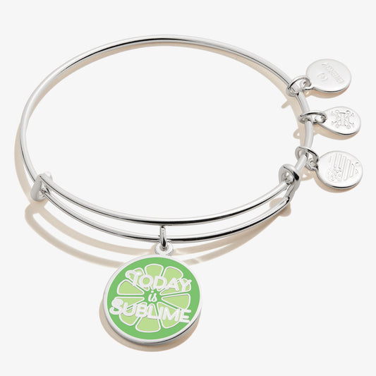 'Today is Sublime' Charm Bangle ALEX AND ANI