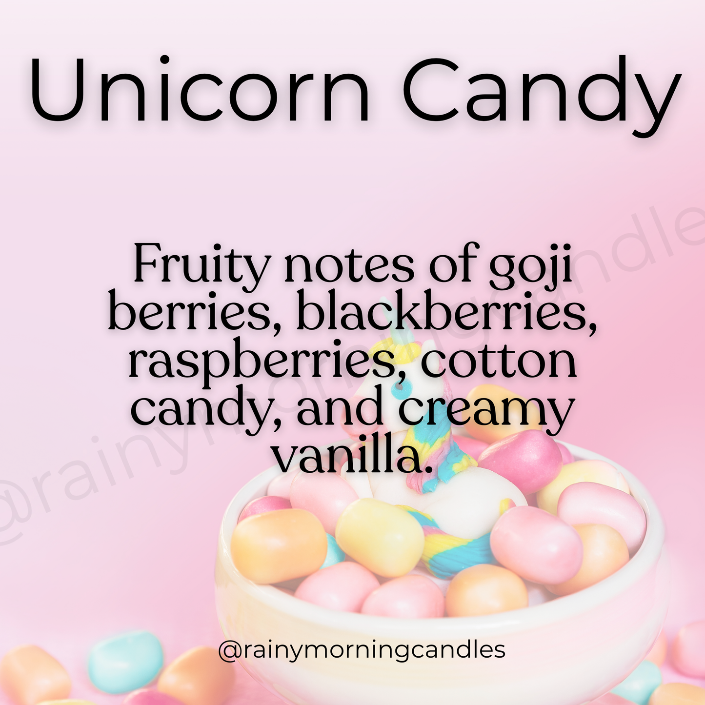Unicorn Candy | Wax Melts Rainy Morning Candles