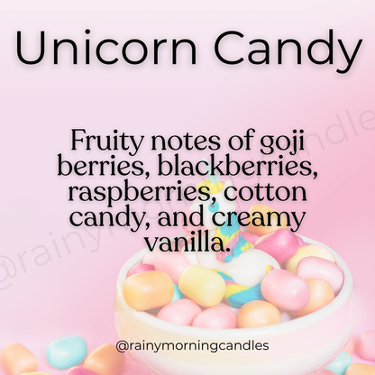 Unicorn Candy | Wax Melts Rainy Morning Candles